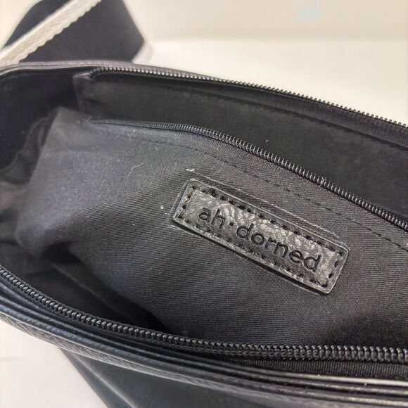 Ah Dorned Mini Crossbody Messenger Bag with Adjustable Striped Guitar Strap - Picture 6 of 11